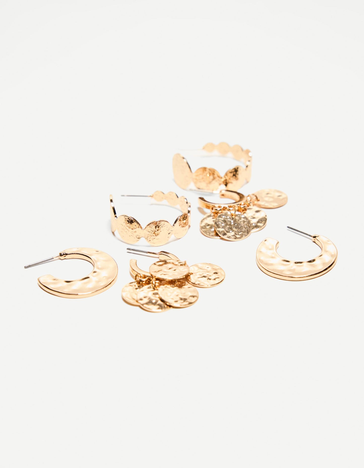 pack of boho hoop earrings