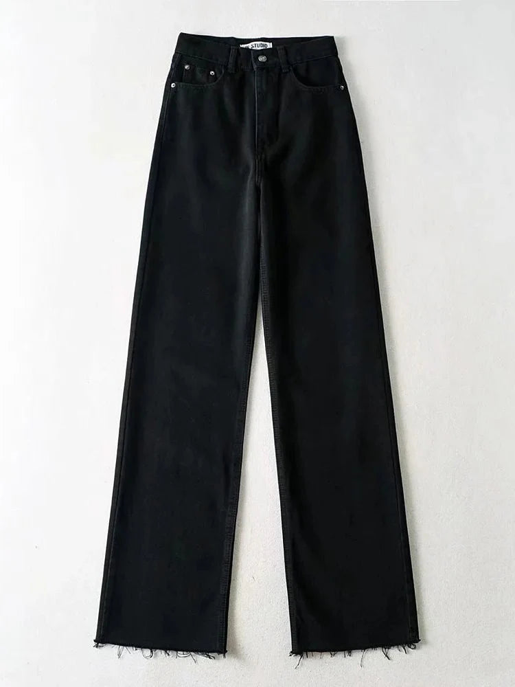 STRAIGHT LEG JEANS DENIM