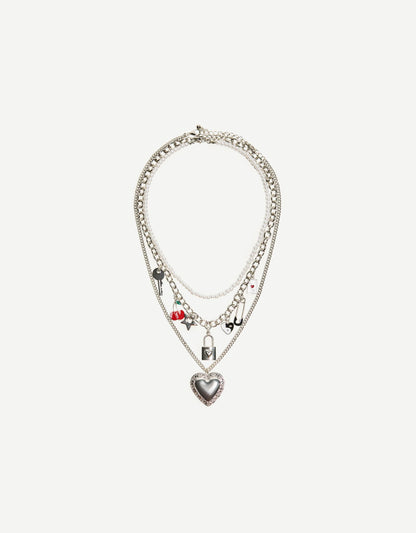 Pack of 3 pendant necklaces