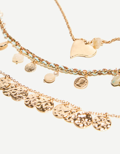 Pack of 3 boho necklaces