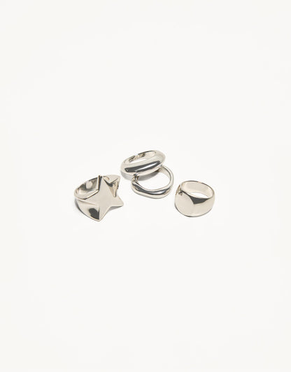 Pack of 3 rings