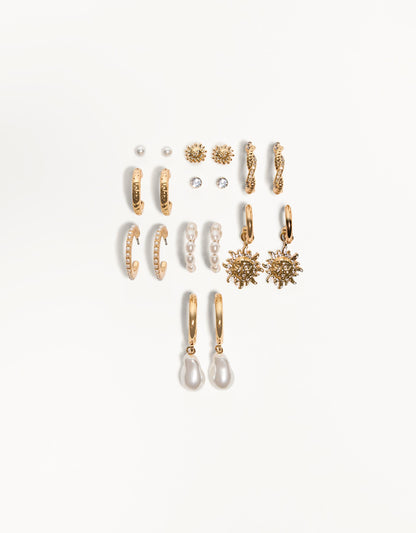 9-pack of earrings