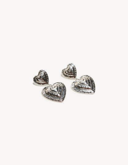 Heart earrings