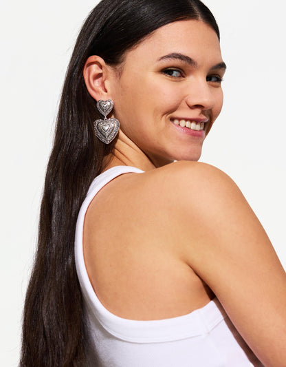 Heart earrings