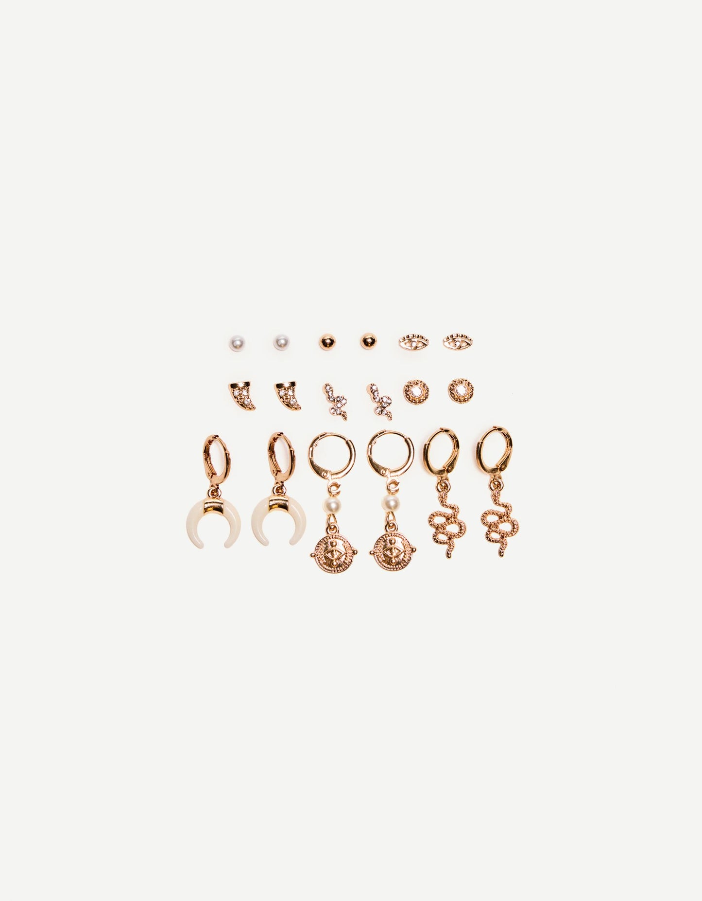 9-pack of earrings