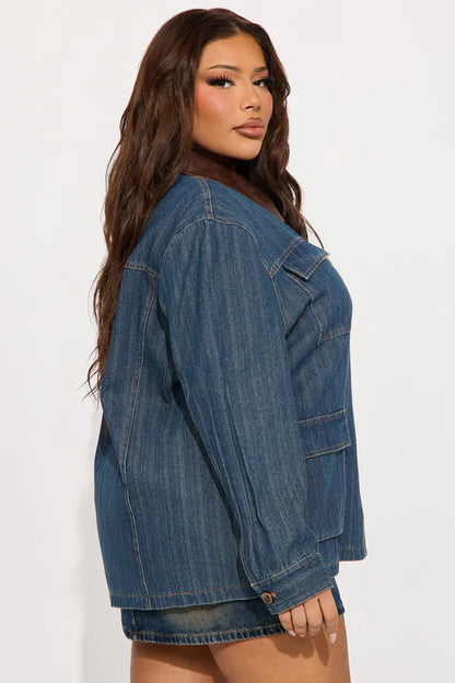 Got Charisma Oversized Barn Jacket - Wash