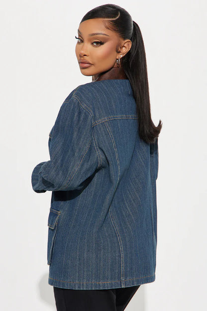 Got Charisma Oversized Barn Jacket - Wash