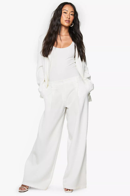 Fluid Suit Tailored Wide Leg Trouser