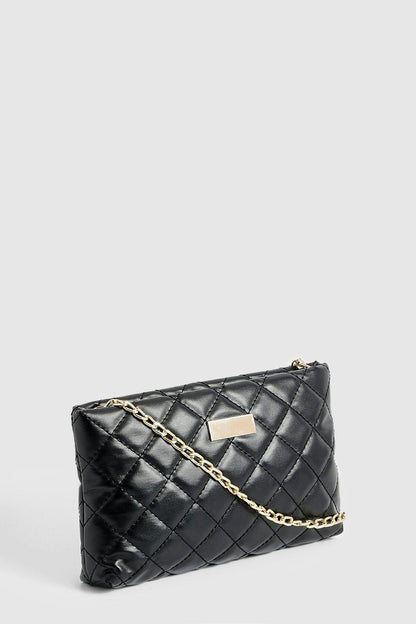 Quilted Oversized Basic Cross Body Bag