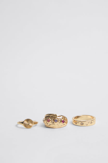 Diamante 3pc Ring Pack