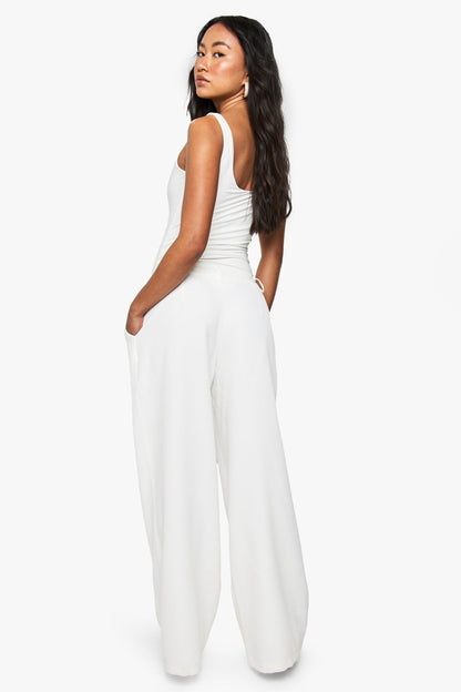 Fluid Suit Tailored Wide Leg Trouser